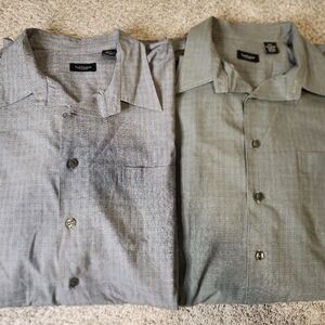 Men's Button Up Dress Shirt Bundle 2XL TALL